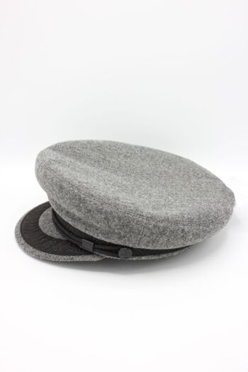 Casquette de Marin portugais en laine - Gris clair 10