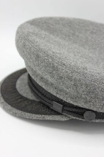 Casquette de Marin portugais en laine - Gris clair 31