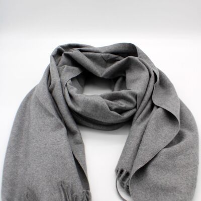 Plain Cashmere Sensation Scarf - Gray