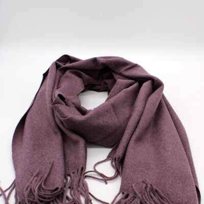 Plain Cashmere Sensation Scarf - Purple
