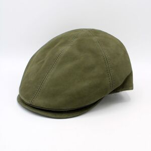 Casquette italienne Cuir 18260 - Kaki