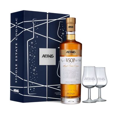 ABK6 Coñac VSOP 70cl 40° caja 2 copas