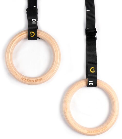 Gouden Grip Gym Rings - Turnringen - Gymnastic Rings