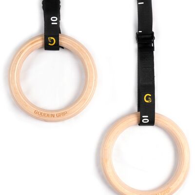 Gold Grip Gym Rings - Gymnastics Rings - Gymnastic Rings