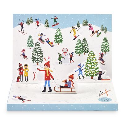 No.29 | Let it Snow Music Box Card - Personalisation with Text