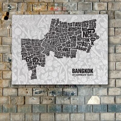 Place of letters Bangkok Lanna - 50x70cm-canvas-on-stretcher