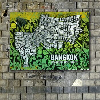 Lettre place Bangkok tirage d'art - 30x40cm-passepartout 3