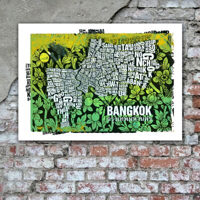 Impression d'art Letter Place Bangkok - 50x70cm impression numérique