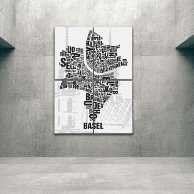 Lugar de letras Basel Basler Münster - 140x200cm-como-4-part-camilla