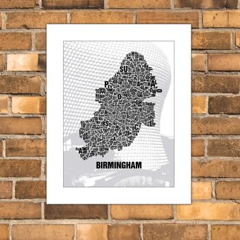 Emplacement lettre Birmingham Bull Ring - 40x50cm-passepartout 1