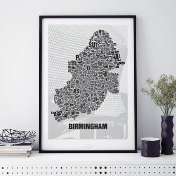 Emplacement lettre Birmingham Bull Ring - 40x50cm-passepartout 2