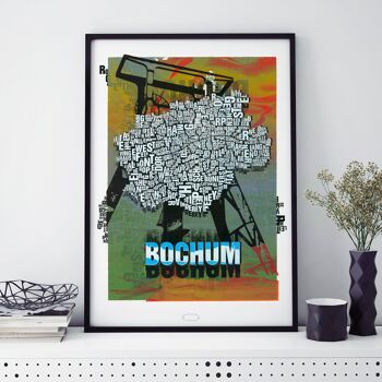 Emplacement de la lettre Bochum Zeche Art print - T-shirt-digital-direct-print-100-cotton 2