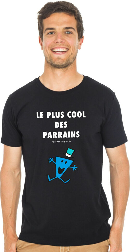 Tshirt gris chiné le plus cool des parrains 2