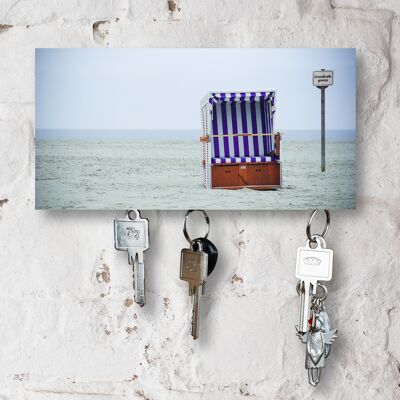 Porta llaves en madera - Marítimo - Variante imán