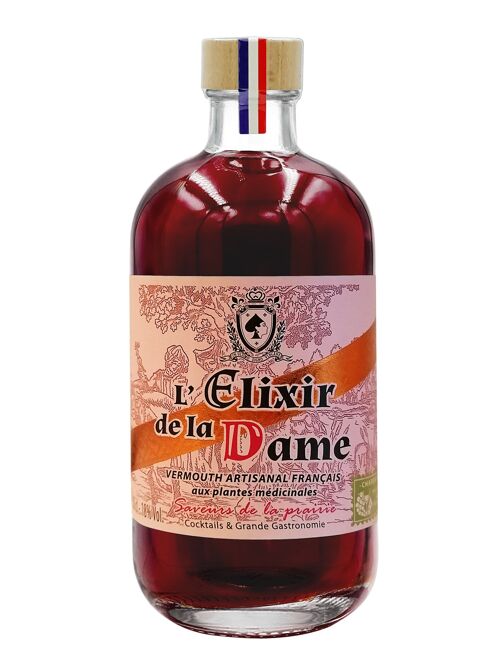 L’Elixir de la Dame - vermouth artisanal demi-doux de printemps : la prairie