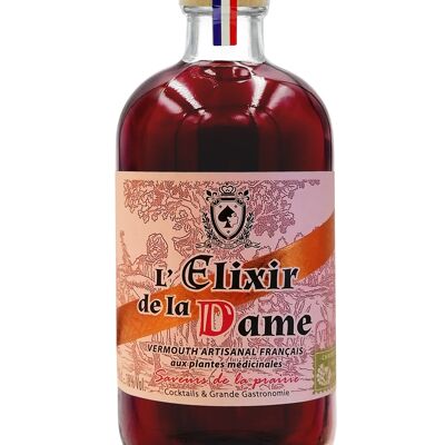 L’Elixir de la Dame - vermouth artisanal demi-doux de printemps : la prairie