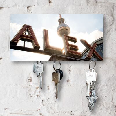 Key rack on wood - Berlin - Magnet variant