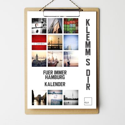 Sujete su calendario Hamburgo para siempre
