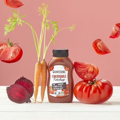 L'Incroyable Ketchup Bio, sans additif, Sauce concoctée en Provence