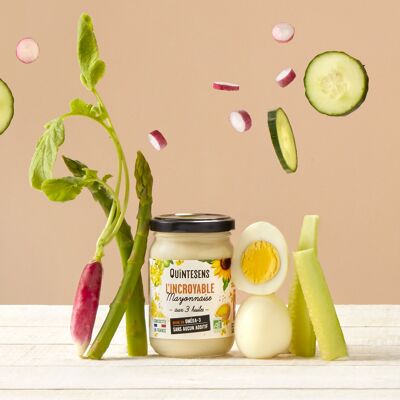 L'Incroyable Mayonnaise Bio à la moutarde Française, Sauce concoctée dans le Limousin