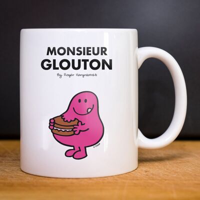 MUG BLANC Monsieur Glouton