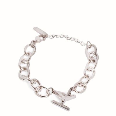 Woman on a Mission Chunky Chain Armband Silber