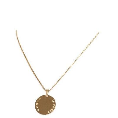 Woman In Power Necklace Gold