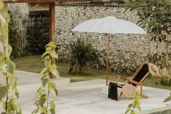 Parasol Bali crème 250 cm 3