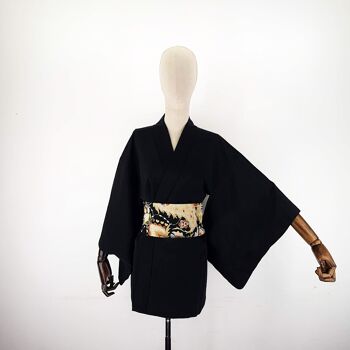 Veste traditionnelle de Kimono Haori japonais 100% soie 3