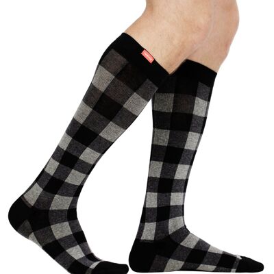 Compression Socks (20-30 mmHg) Cotton - Heathered Grey