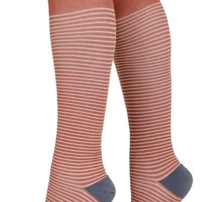 Compression Socks (20-30 mmHg) Cotton - Clay & Grey