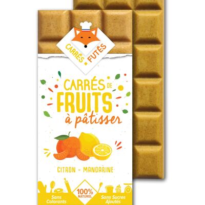 Carrés Futés Citron Mandarine