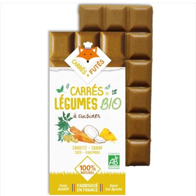 Organic Smart Squares Zanahoria Curry Coco Jengibre