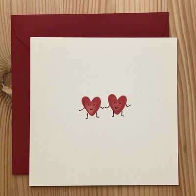 Carte Coeurs Femelles Édition Saint-Valentin
