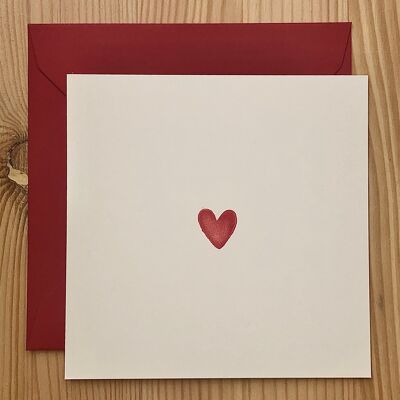 Carte Coeur Édition Saint-Valentin