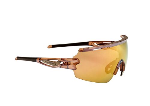13064 Sportbrille Signal-shiny laser crystal brown/black