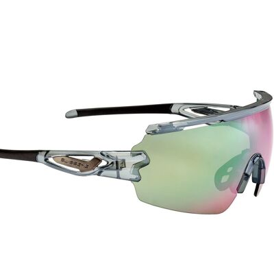 13065 Sports glasses Signal-shiny laser crystal grey/black