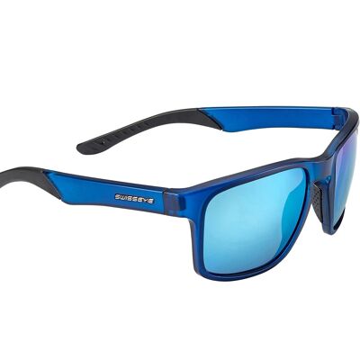 14553 occhiali sportivi Life-blu scuro opaco/nero