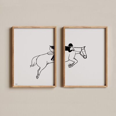 Posters - Horse riding