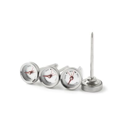 Bengt Ek Design Mechanisches Thermometer 4er-Pack Mini für Fleisch