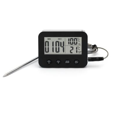 Minuterie et sonde de thermomètre numérique Bengt EK Design