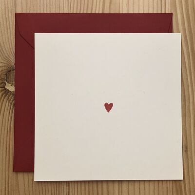 Carte Coeur Édition Saint-Valentin