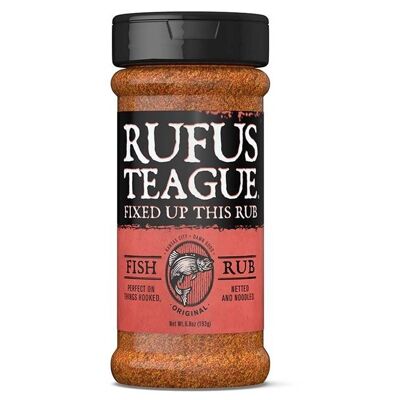 Condimento para frotar pescado de Rufus Teague