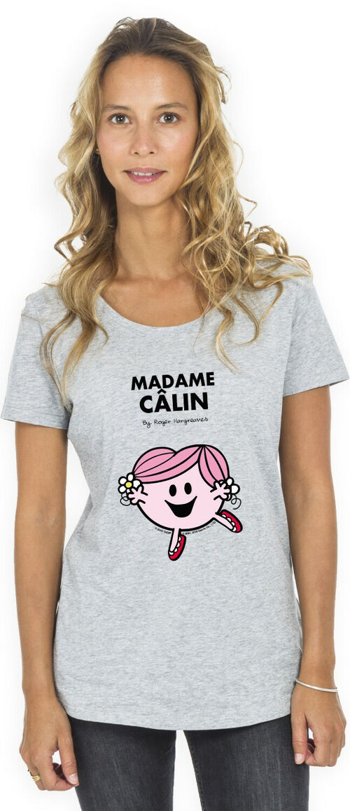 TSHIRT GRIS CHINÉ Madame Câlin