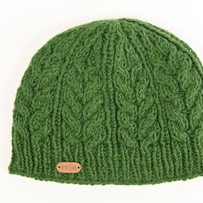 PK927 Aran Cable Pullon Verde