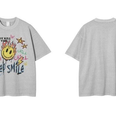 Smiley - Gray - L