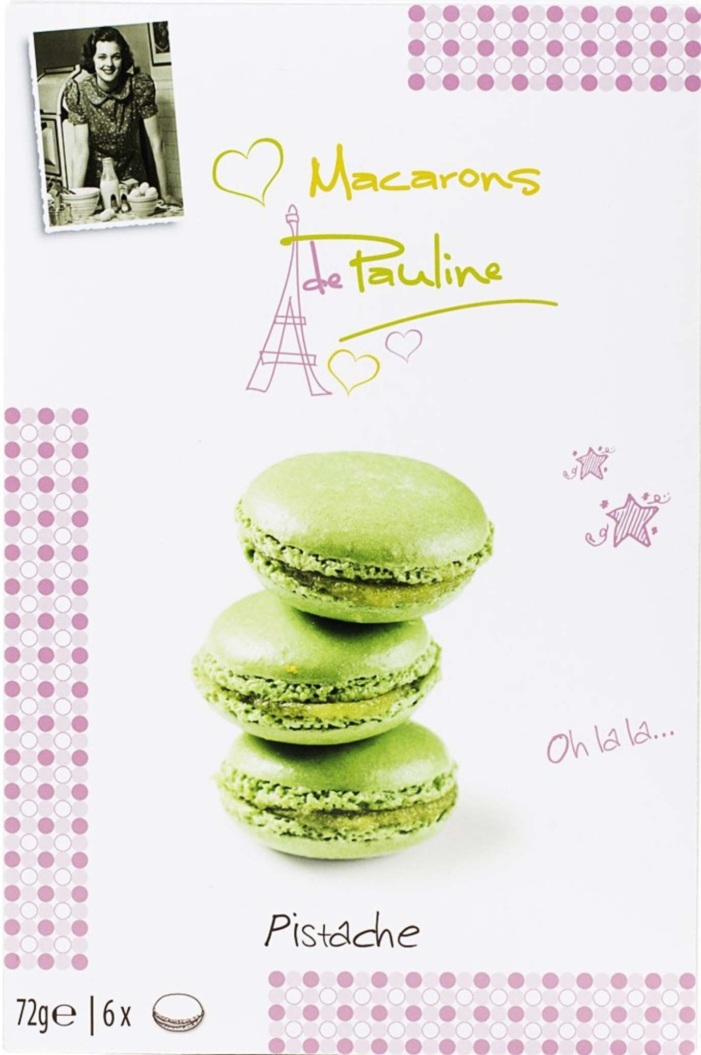 Macarons di Pauline - Gusto pistacchio 6 unità