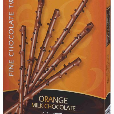 Chocolate belga Twigs con naranja 125 g. Trianon