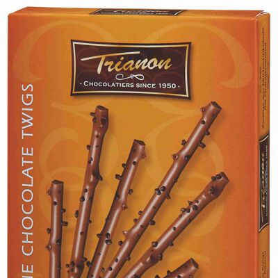 Trianon - Chocolate belga Twigs con naranja 125 g.