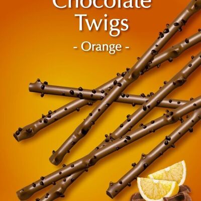 Chocolate belga Twigs con naranja 125 g. Trianon